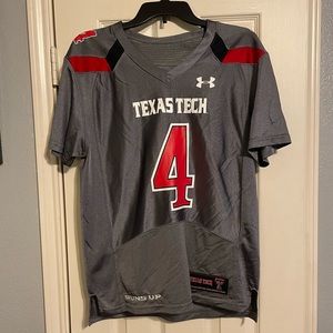 Under Armour Youth Authentic Texas Tech Football Jersey.